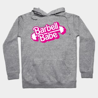 Barbell Babe Doll Logo Hoodie